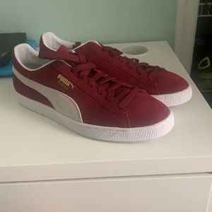 Puma suede classics burgundy